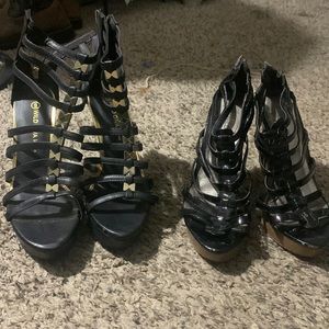 Two pairs of heels - Both Black